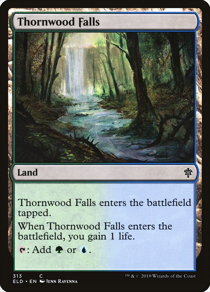 Thornwood Falls [Throne of Eldraine] | Dumpster Cat Games
