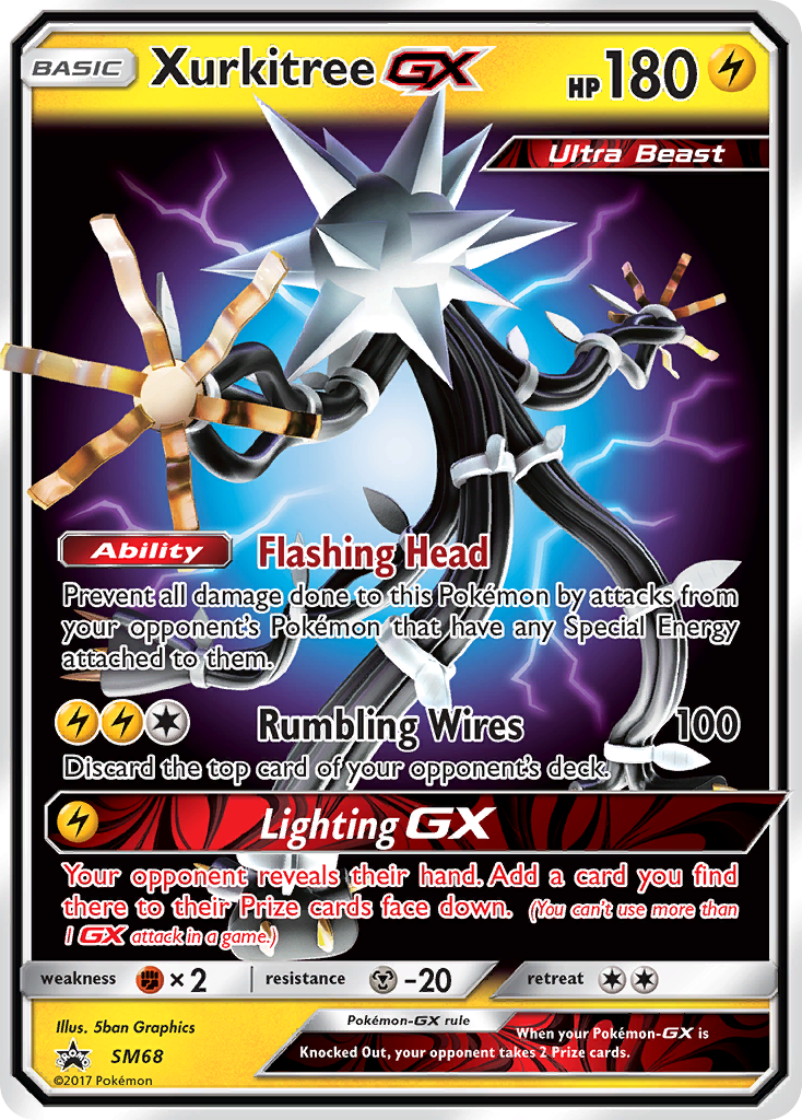 Xurkitree GX (SM68) [Sun & Moon: Black Star Promos] | Dumpster Cat Games