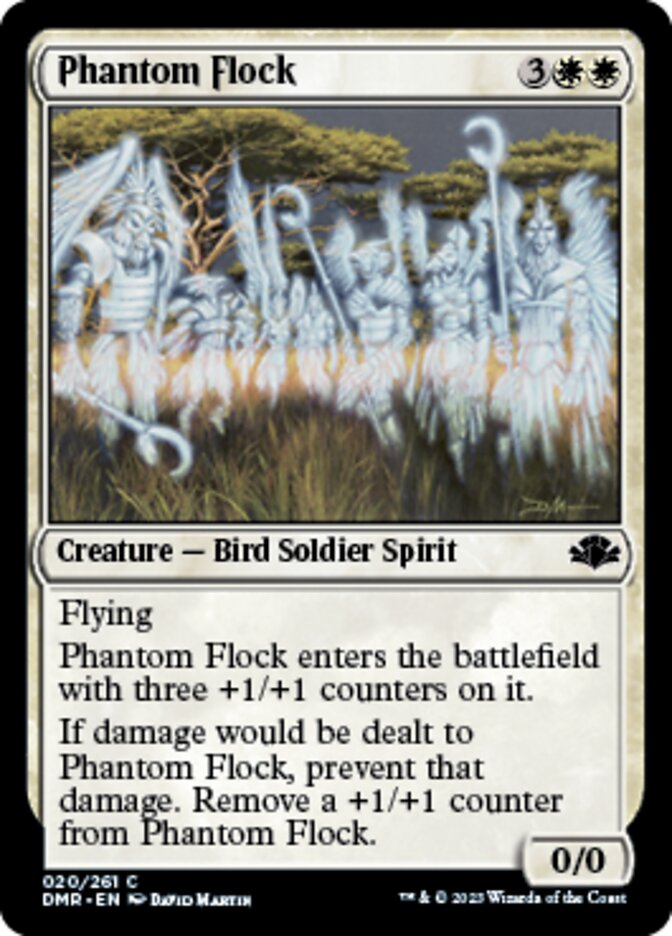 Phantom Flock [Dominaria Remastered] | Dumpster Cat Games