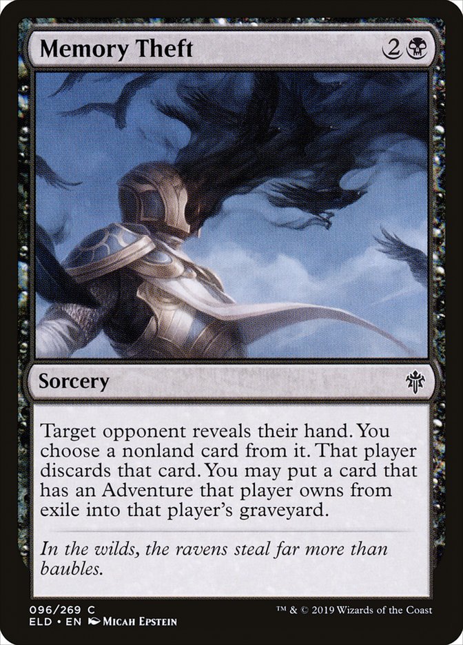 Memory Theft [Throne of Eldraine] | Dumpster Cat Games