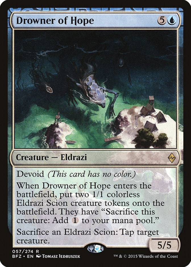 Drowner of Hope [Battle for Zendikar] | Dumpster Cat Games