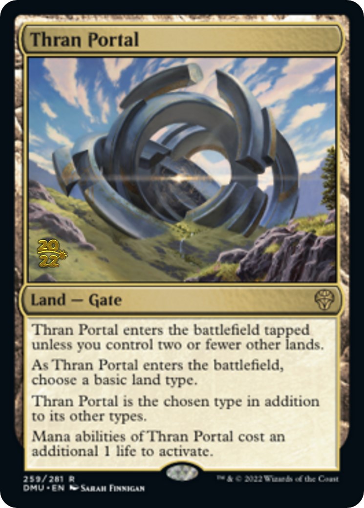 Thran Portal [Dominaria United Prerelease Promos] | Dumpster Cat Games