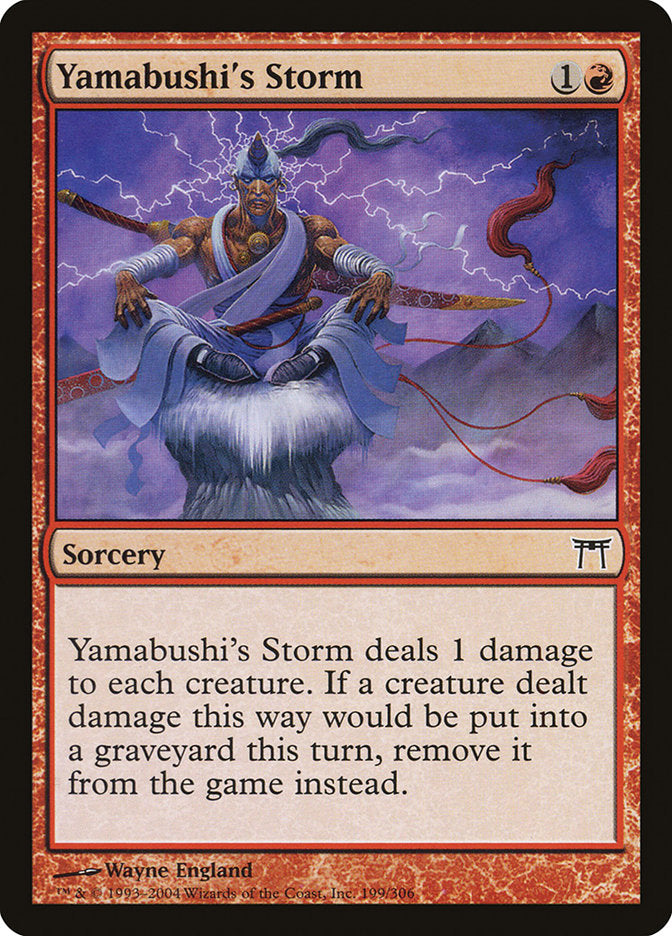 Yamabushi's Storm [Champions of Kamigawa] | Dumpster Cat Games