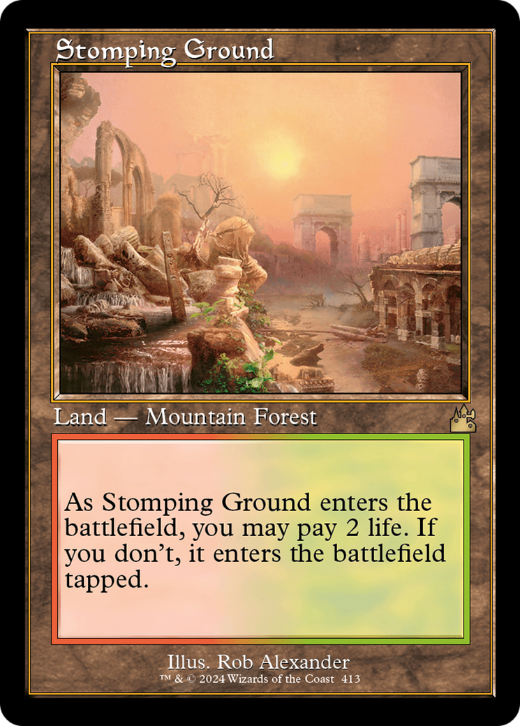 Stomping Ground (Retro) [Ravnica Remastered] | Dumpster Cat Games