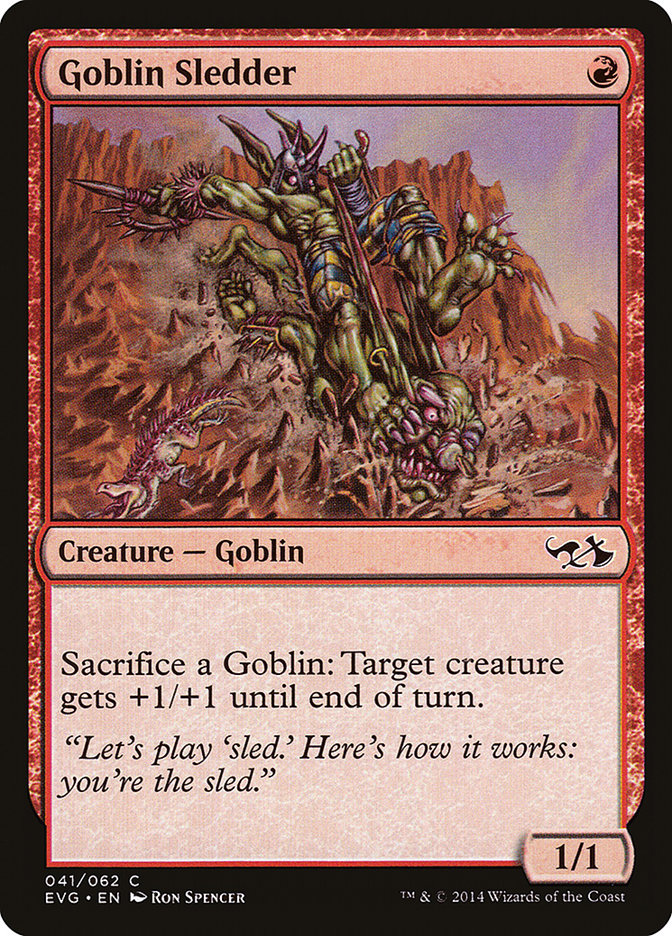 Goblin Sledder (Elves vs. Goblins) [Duel Decks Anthology] | Dumpster Cat Games