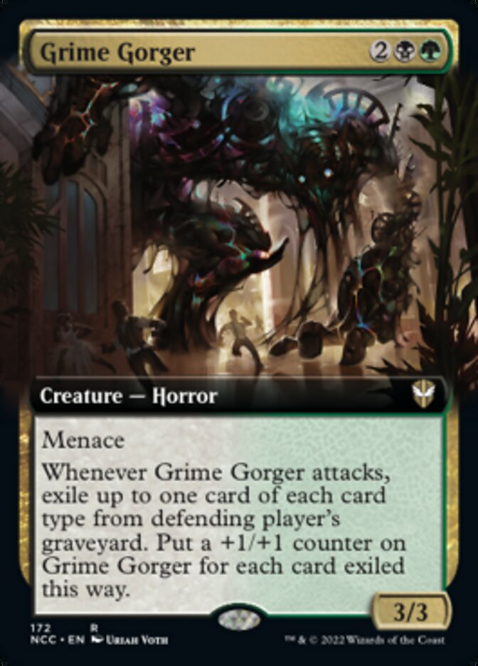 Grime Gorger (Extended Art) [Streets of New Capenna Commander] | Dumpster Cat Games