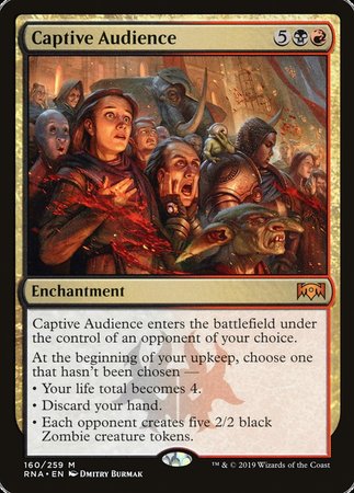Captive Audience [Ravnica Allegiance] | Dumpster Cat Games