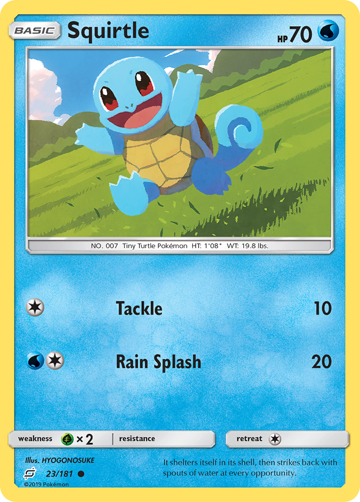 Squirtle (23/181) [Sun & Moon: Team Up] | Dumpster Cat Games