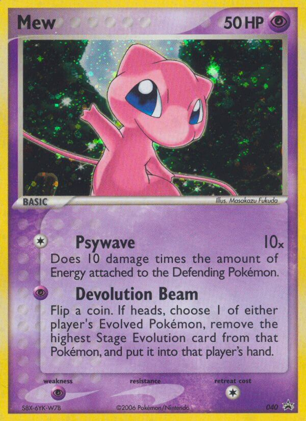 Mew (040) [Nintendo: Black Star Promos] | Dumpster Cat Games