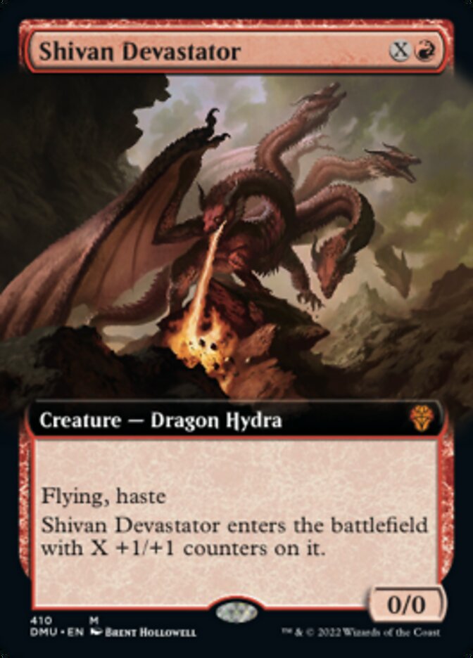 Shivan Devastator (Extended Art) [Dominaria United] | Dumpster Cat Games