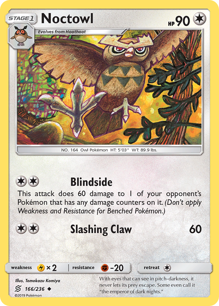 Noctowl (166/236) [Sun & Moon: Unified Minds] | Dumpster Cat Games
