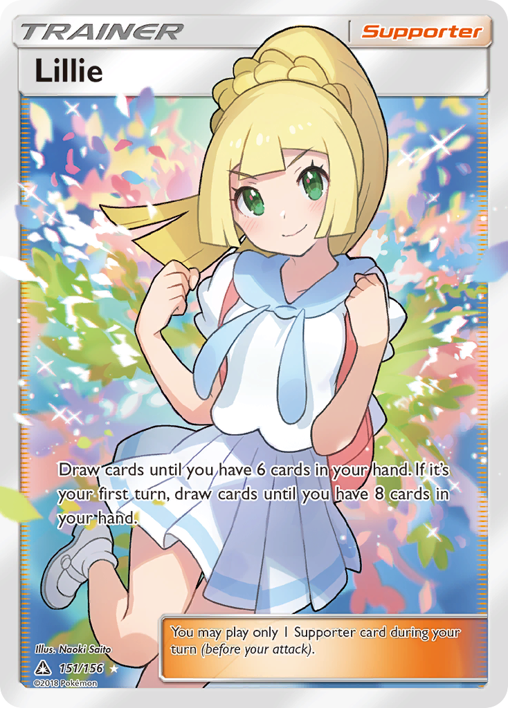 Lillie (151/156) [Sun & Moon: Ultra Prism] | Dumpster Cat Games