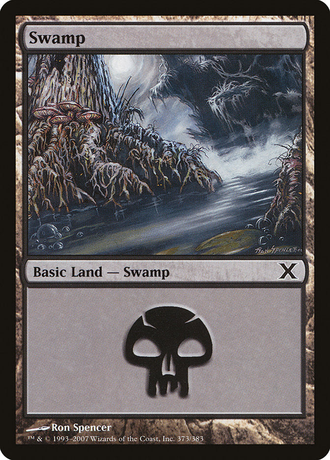Swamp (373) [Tenth Edition] | Dumpster Cat Games