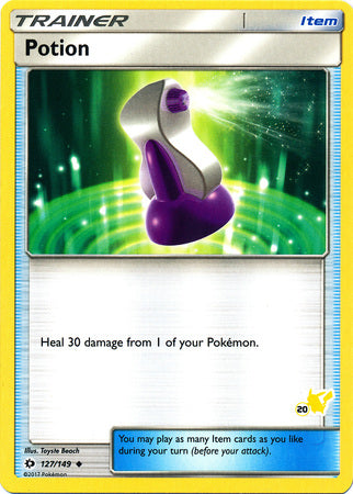 Potion (127/149) (Pikachu Stamp #20) [Battle Academy 2020] | Dumpster Cat Games