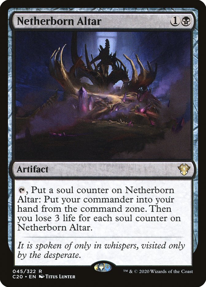 Netherborn Altar [Commander 2020] | Dumpster Cat Games
