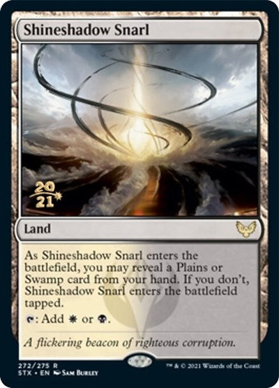 Shineshadow Snarl [Strixhaven: School of Mages Prerelease Promos] | Dumpster Cat Games
