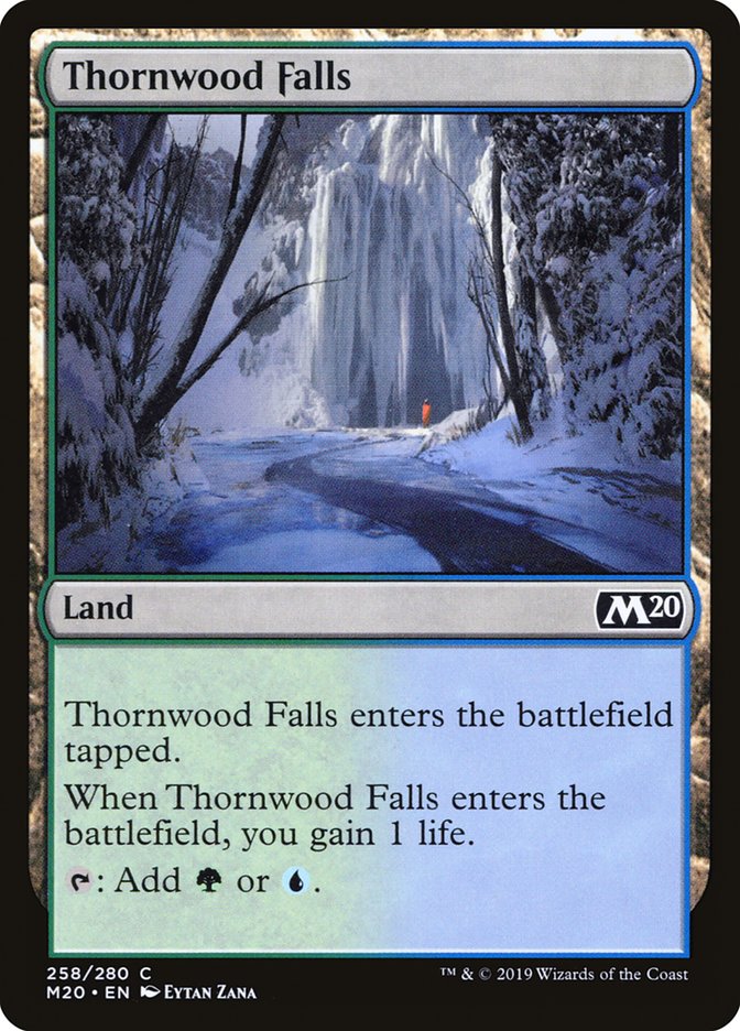 Thornwood Falls [Core Set 2020] | Dumpster Cat Games