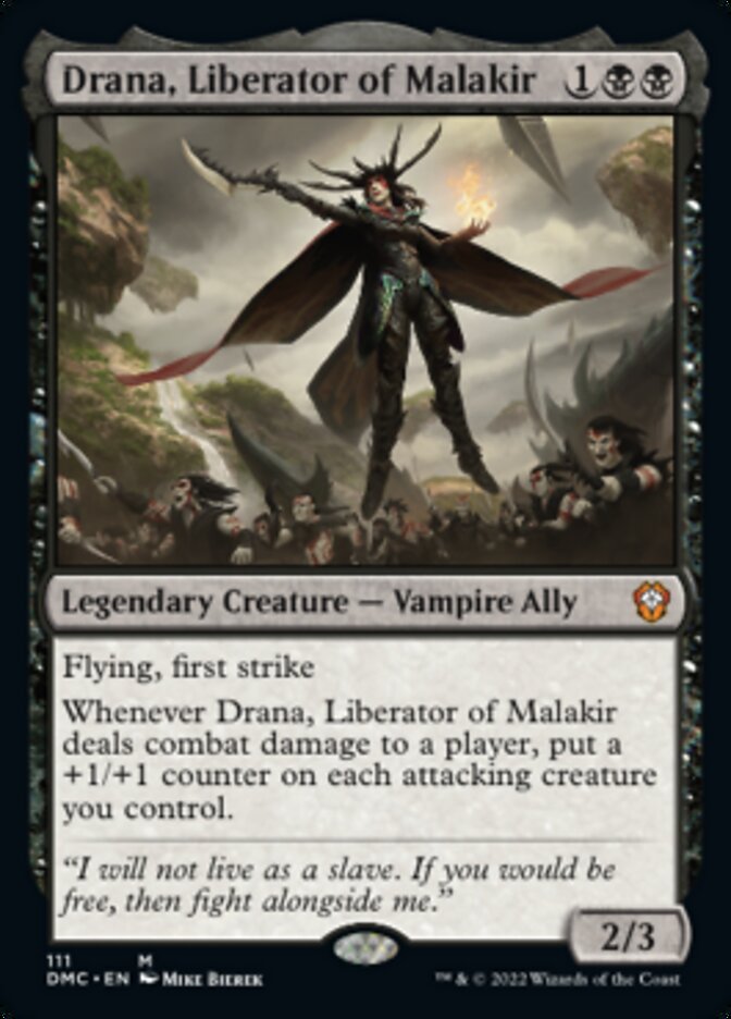 Drana, Liberator of Malakir [Dominaria United Commander] | Dumpster Cat Games