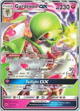 Gardevoir GX (93/147) (Infinite Force - Diego Cassiraga) [World Championships 2017] | Dumpster Cat Games