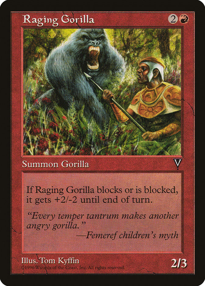 Raging Gorilla [Visions] | Dumpster Cat Games