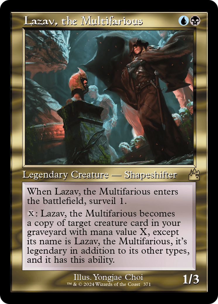 Lazav, the Multifarious (Retro Frame) [Ravnica Remastered] | Dumpster Cat Games