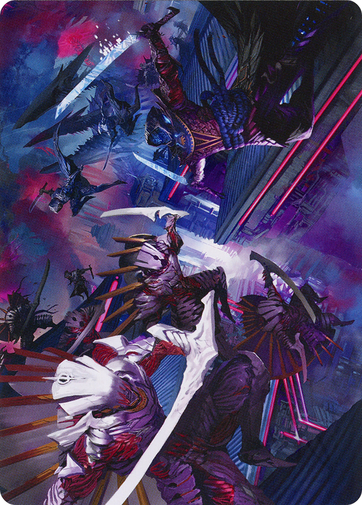 Invasion of Kamigawa Art Card [March of the Machine Art Series] | Dumpster Cat Games