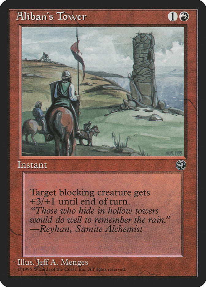 Aliban's Tower (Reyhan Flavor Text) [Homelands] | Dumpster Cat Games