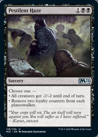 Pestilent Haze [Core Set 2021] | Dumpster Cat Games