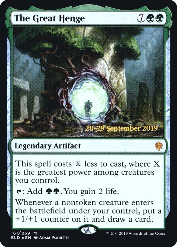 The Great Henge  [Throne of Eldraine Prerelease Promos] | Dumpster Cat Games