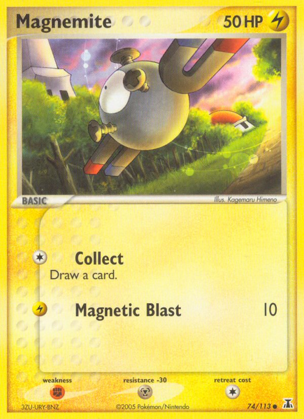 Magnemite (74/113) [EX: Delta Species] | Dumpster Cat Games