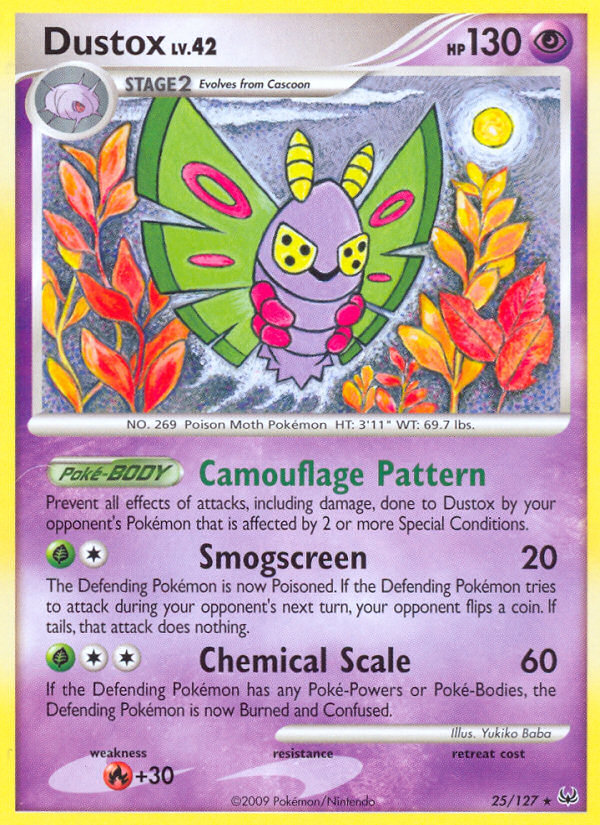 Dustox (25/127) [Platinum: Base Set] | Dumpster Cat Games
