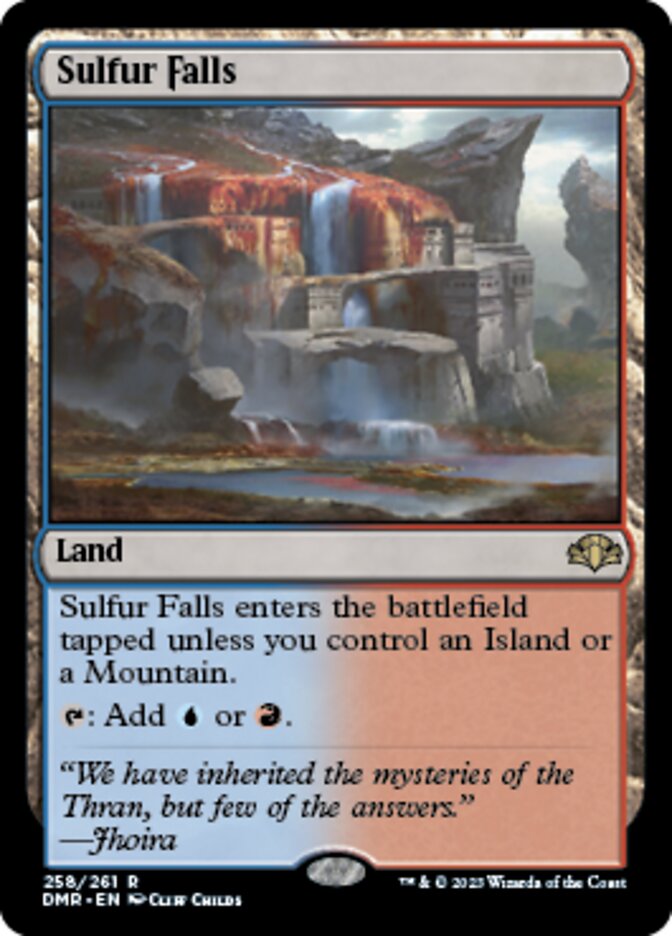 Sulfur Falls [Dominaria Remastered] | Dumpster Cat Games