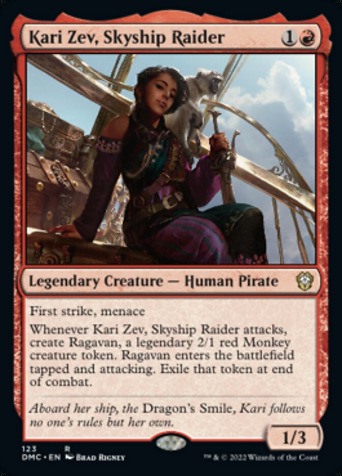 Kari Zev, Skyship Raider [Dominaria United Commander] | Dumpster Cat Games
