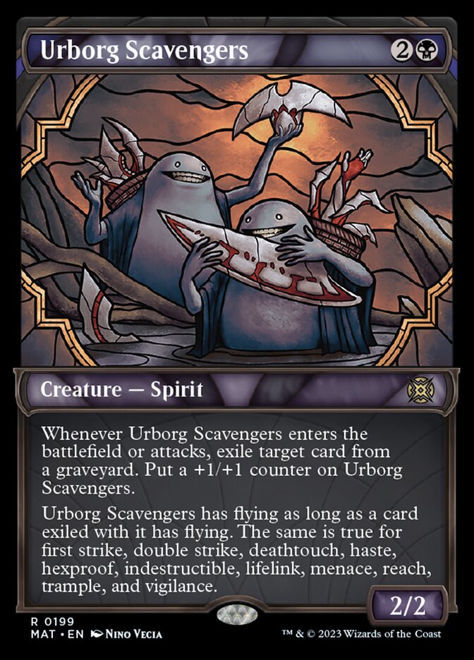 Urborg Scavengers (Showcase Halo Foil) [March of the Machine: The Aftermath] | Dumpster Cat Games