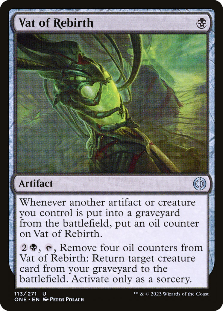Vat of Rebirth [Phyrexia: All Will Be One] | Dumpster Cat Games