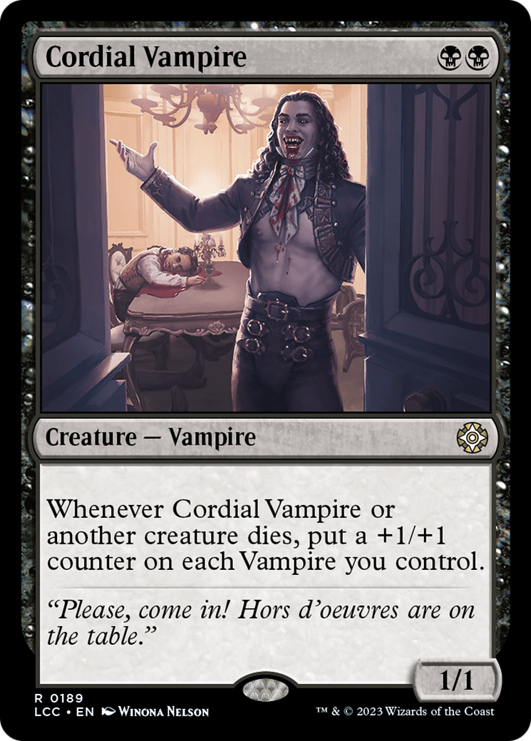 Cordial Vampire [The Lost Caverns of Ixalan Commander] | Dumpster Cat Games
