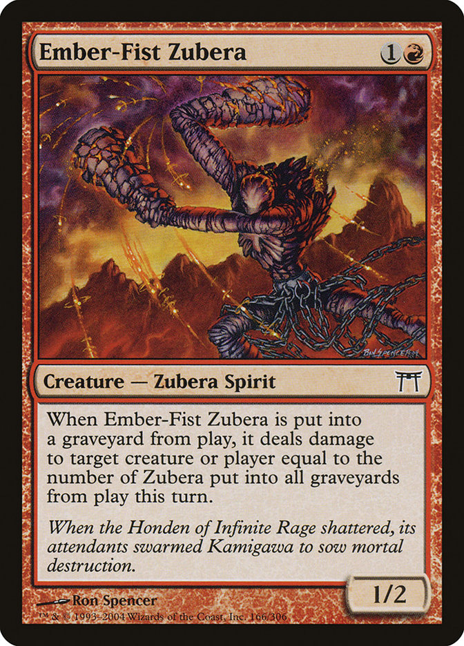 Ember-Fist Zubera [Champions of Kamigawa] | Dumpster Cat Games