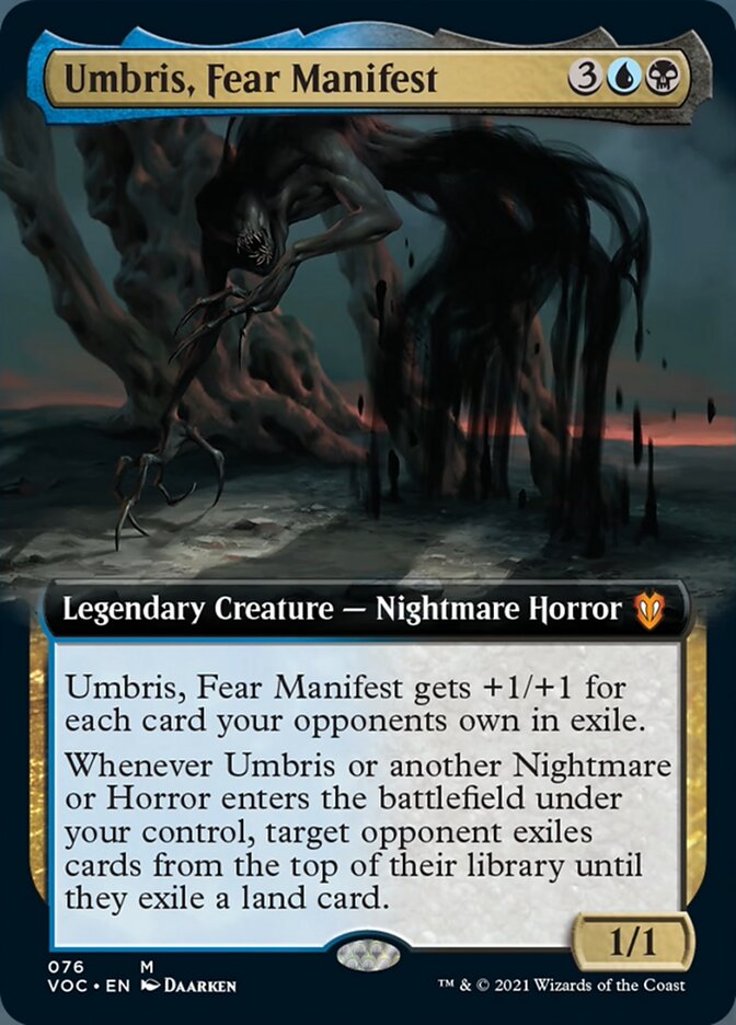 Umbris, Fear Manifest (Extended) [Innistrad: Crimson Vow Commander] | Dumpster Cat Games