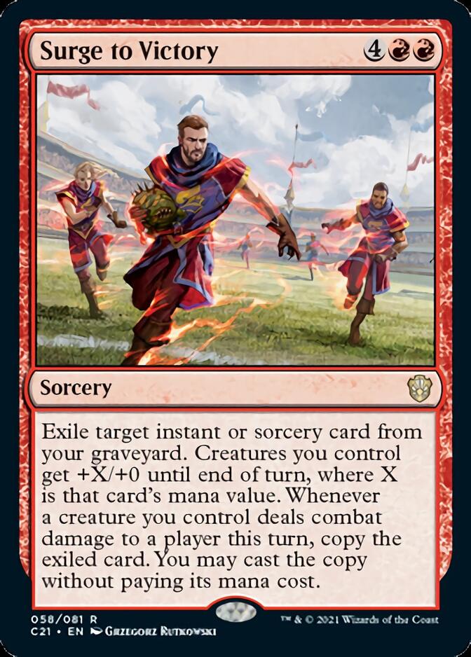 Surge to Victory [Commander 2021] | Dumpster Cat Games