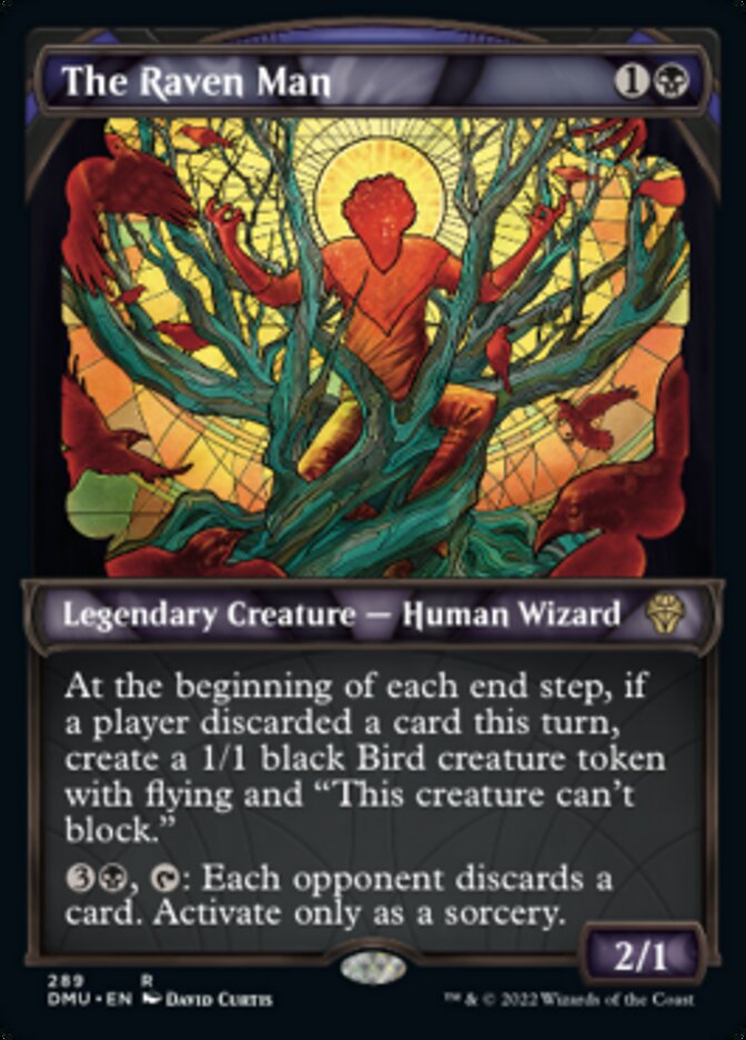 The Raven Man (Showcase) [Dominaria United] | Dumpster Cat Games