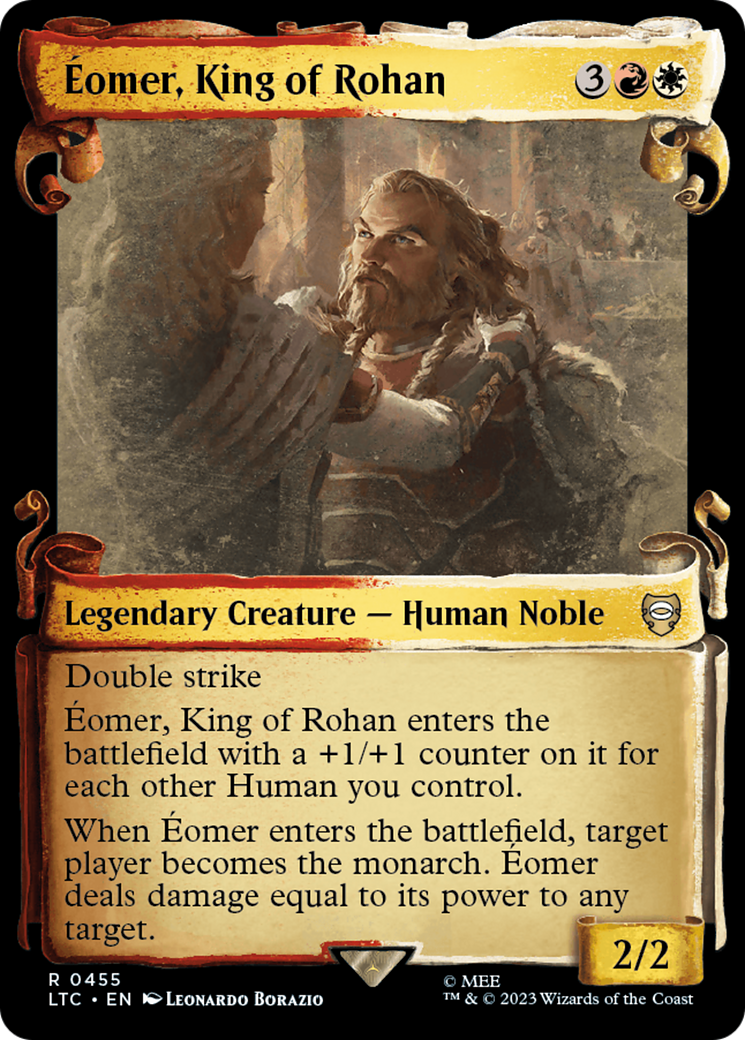 Eomer, King of Rohan [The Lord of the Rings: Tales of Middle-Earth Commander Showcase Scrolls] | Dumpster Cat Games
