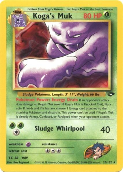 Koga's Muk (26/132) [Gym Challenge Unlimited] | Dumpster Cat Games