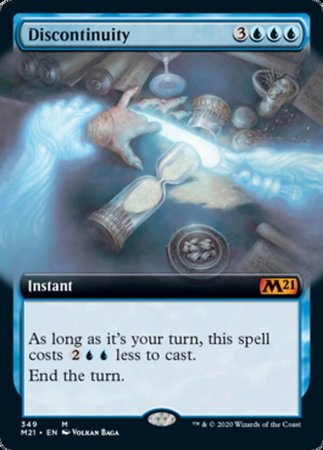 Discontinuity (Extended Art) [Core Set 2021] | Dumpster Cat Games