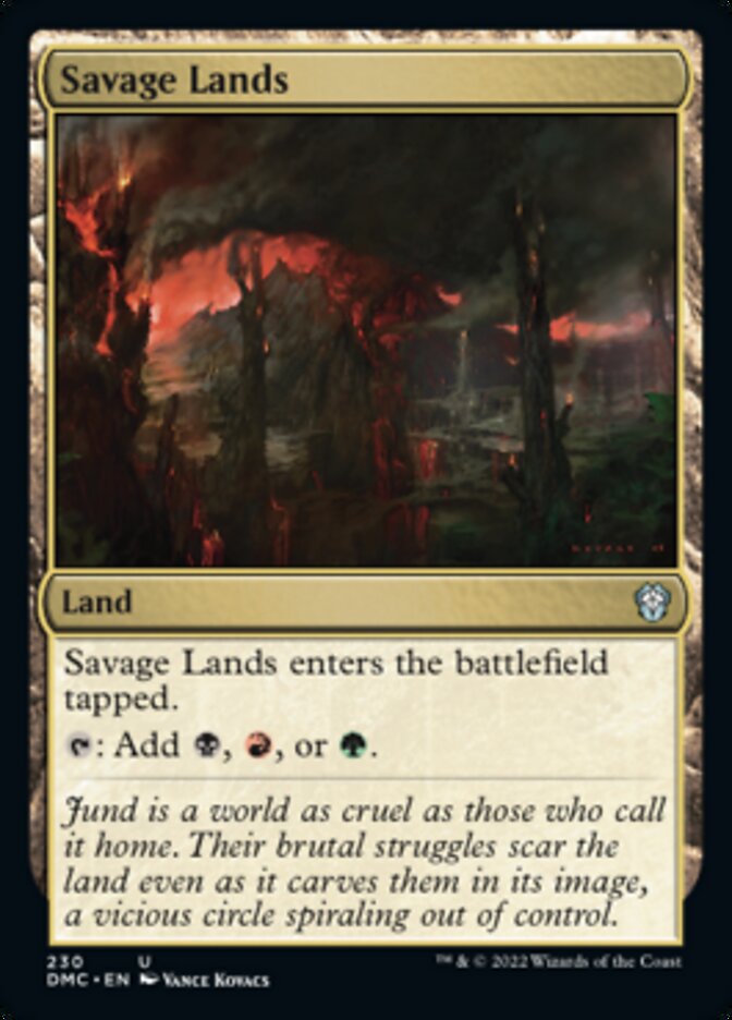 Savage Lands [Dominaria United Commander] | Dumpster Cat Games