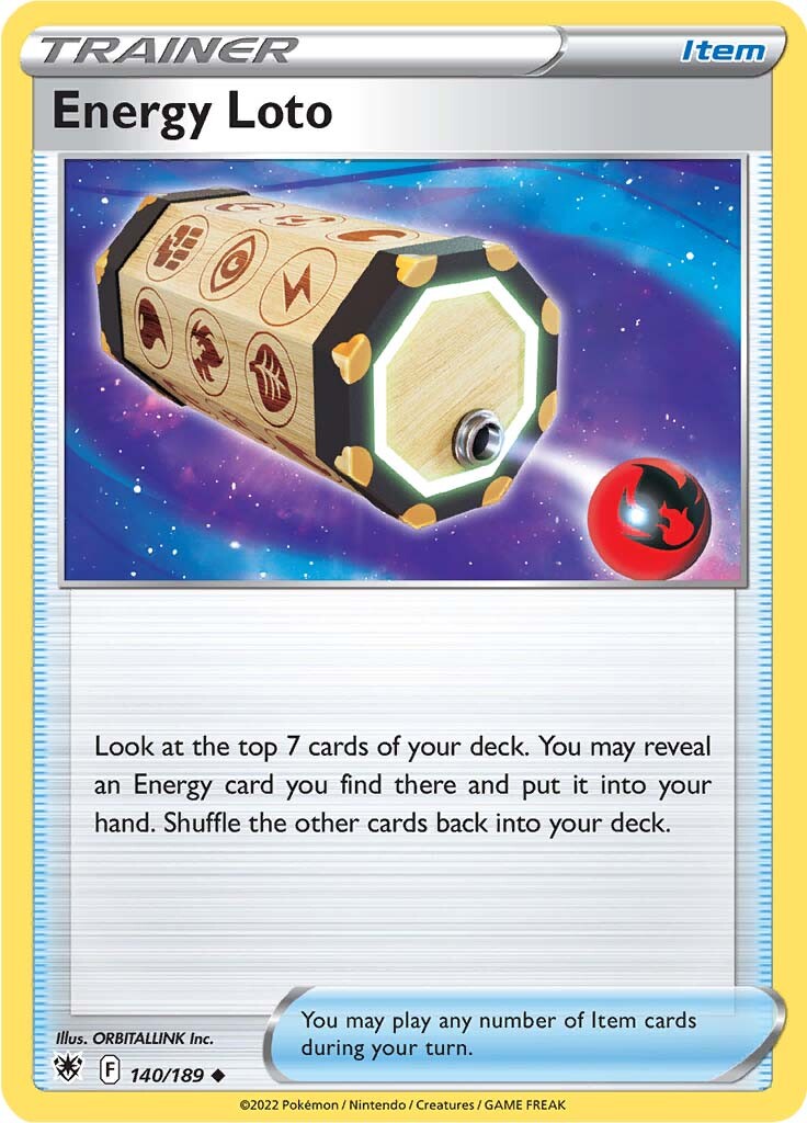 Energy Loto (140/189) [Sword & Shield: Astral Radiance] | Dumpster Cat Games