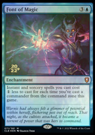 Font of Magic [Commander Legends: Battle for Baldur's Gate Prerelease Promos] | Dumpster Cat Games