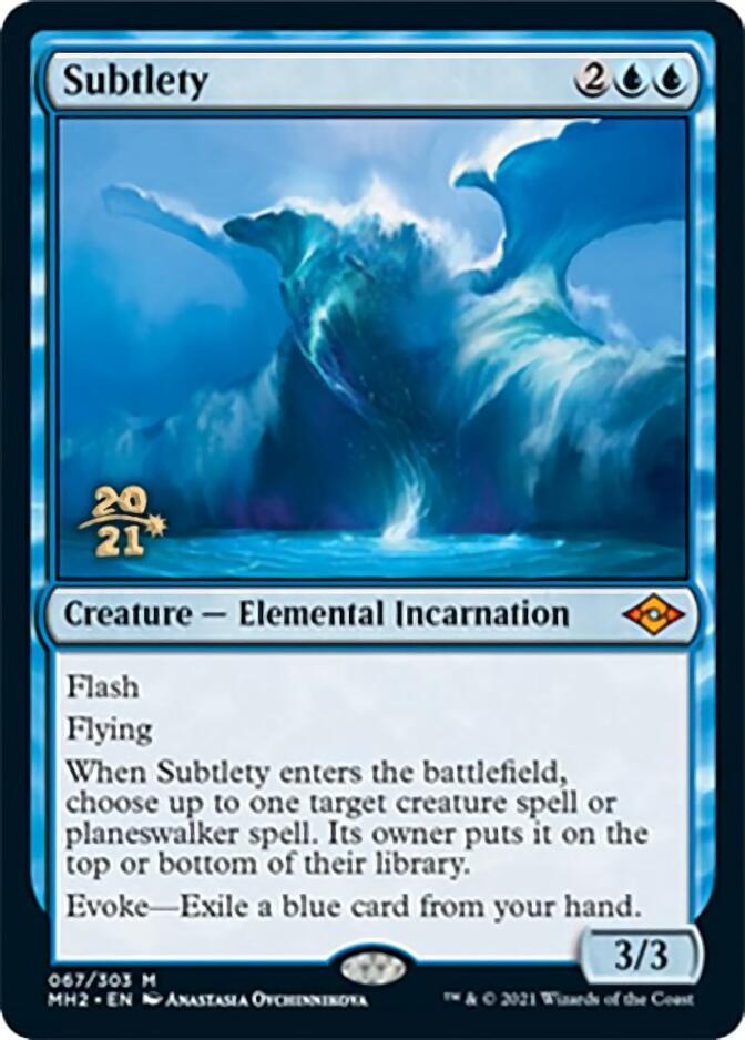 Subtlety [Modern Horizons 2 Prerelease Promos] | Dumpster Cat Games