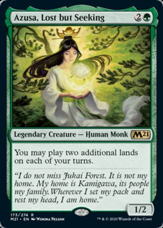 Azusa, Lost but Seeking [Core Set 2021] | Dumpster Cat Games
