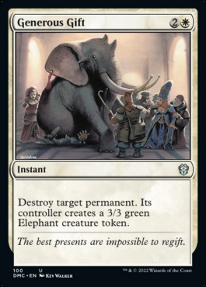 Generous Gift [Dominaria United Commander] | Dumpster Cat Games
