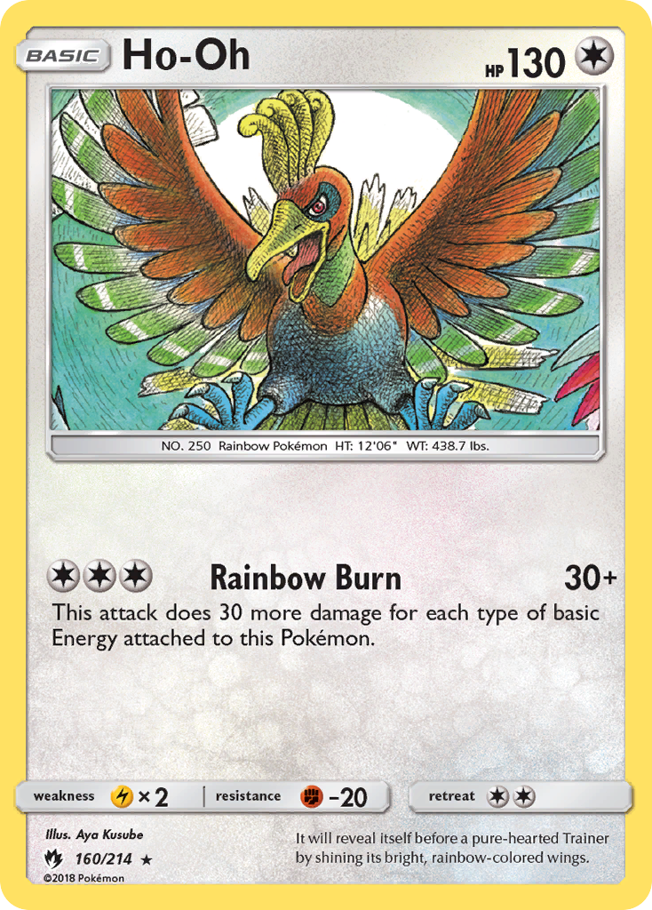 Ho-Oh (160/214) [Sun & Moon: Lost Thunder] | Dumpster Cat Games